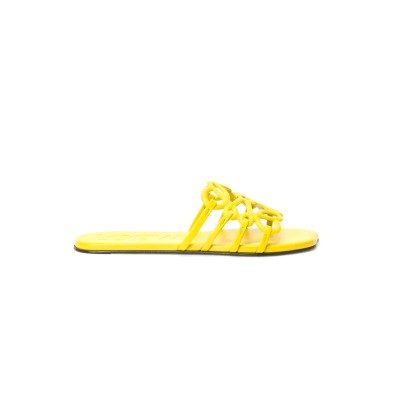LOEWE PETAL ANAGRAM SLIDE IN SOFT CALFSKIN LLSP465X08-8100
